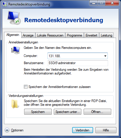 Remotedesktop (RDP) für Domain-Controller