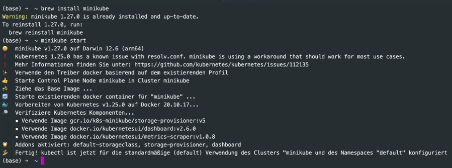 Minikube (Kubernetes)